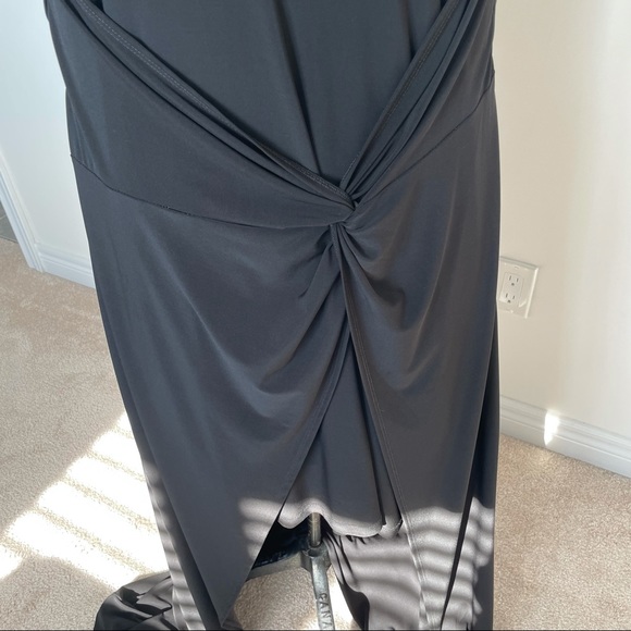 Cleo XXL high low front twist maxi dress - Picture 3 of 8